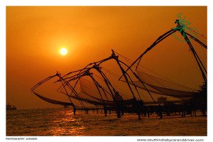 fishing nets cochin car and driver rent kochi kerala india